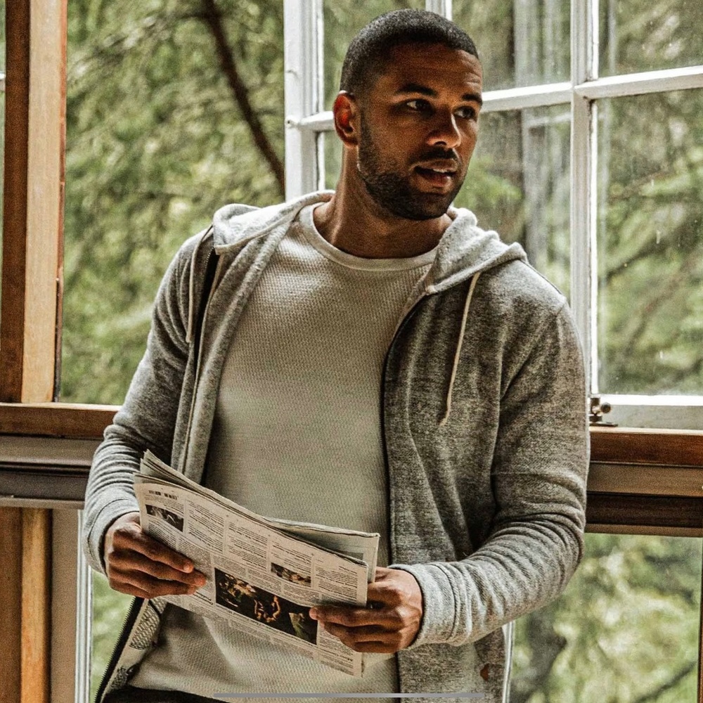 Taylor Stitch - The Apres Hoodie – Heather Grey